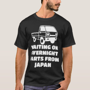 Japan som väntar på Mini Lastbil Kei-bilen 4 wd av T Shirt