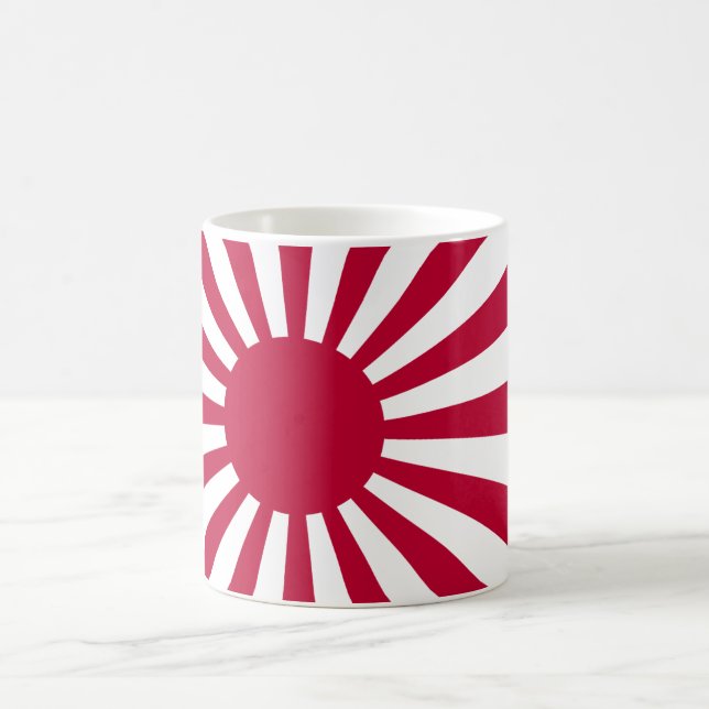 Japan Stigning Sol Flagga Kaffemugg (Center)