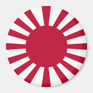 Japan Stigning Sol Flagga Magnet