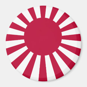 Japan Stigning Sol Flagga Magnet