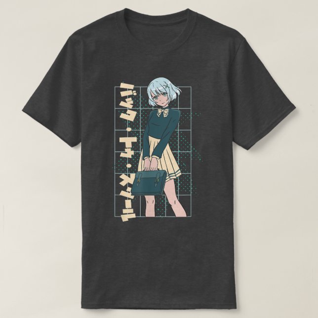 Japan Stil Girl Anime T Shirt (Design framsida)
