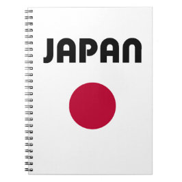 Japan Stor Röd Punkt Ljus Färg Anteckningsbok