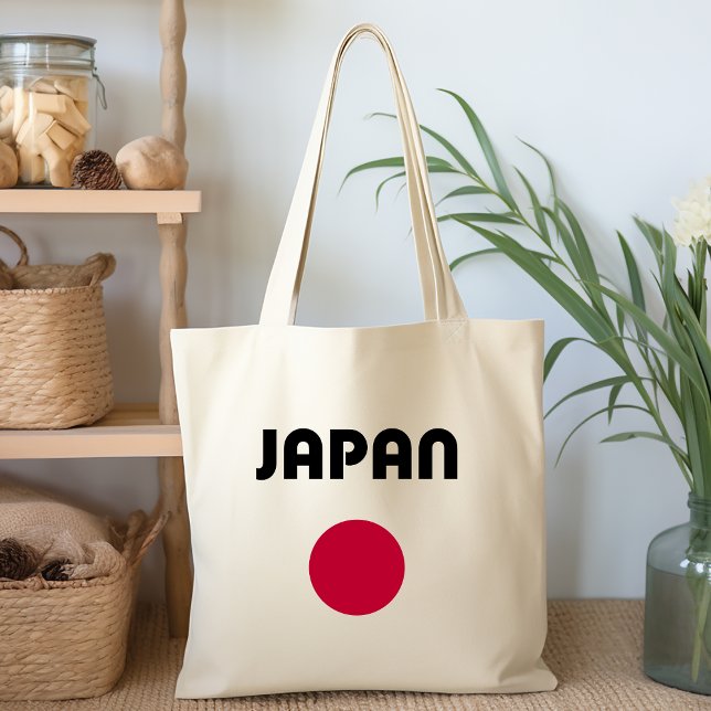 Japan Stor Röd Punkt Ljus Färg Tygkasse (Skapare uppladdad)