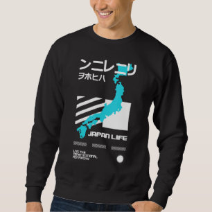 Japan Strattkläder Japansk stil Tokyo 30 Lång Ärmad Tröja
