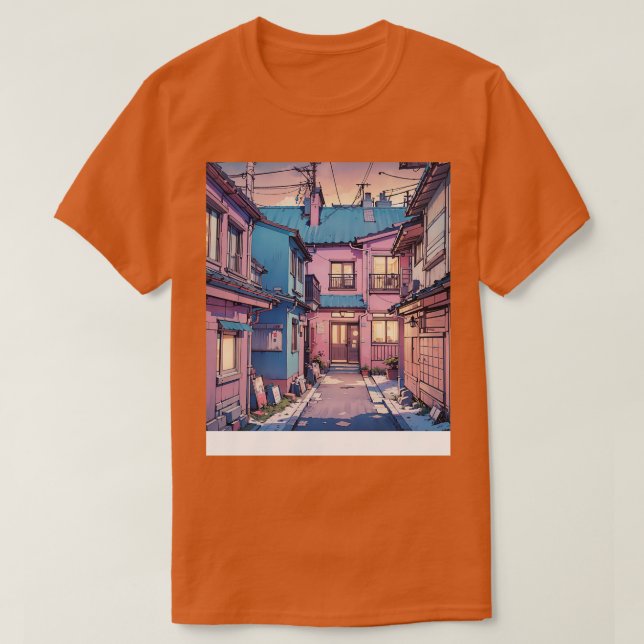 Japan Street Aesthetic 1 T Shirt (Design framsida)