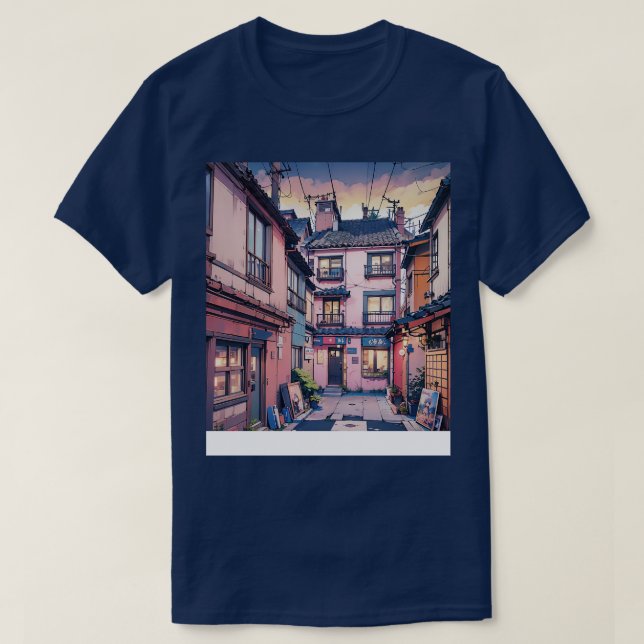 Japan Street Aesthetic T Shirt (Design framsida)