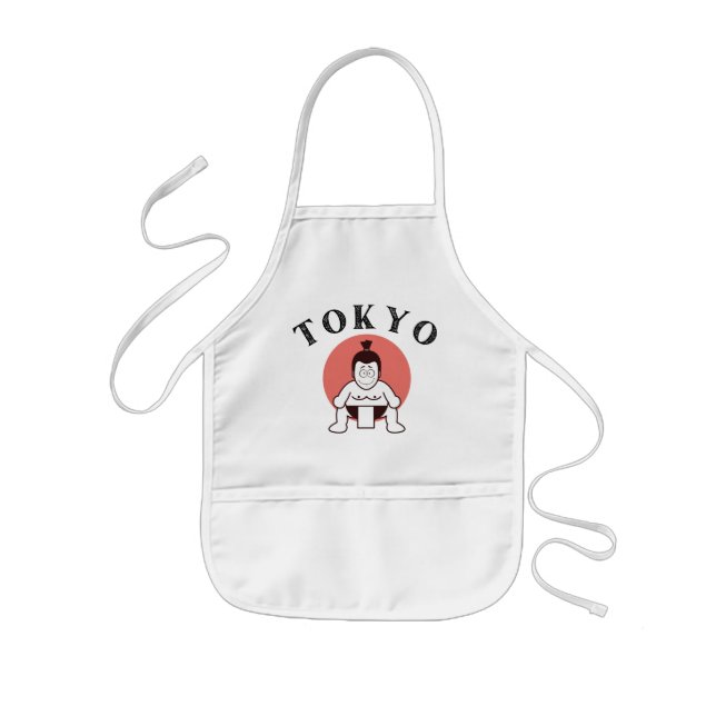 Japan Sumo Tokyo - Son till Sol Barnförkläde (Framsidan)