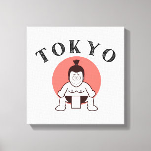 Japan Sumo Tokyo - Son till Sol Canvastryck