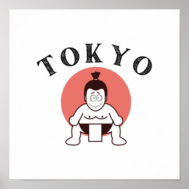 Japan Sumo Tokyo - Son till Sol Poster (Framsidan)