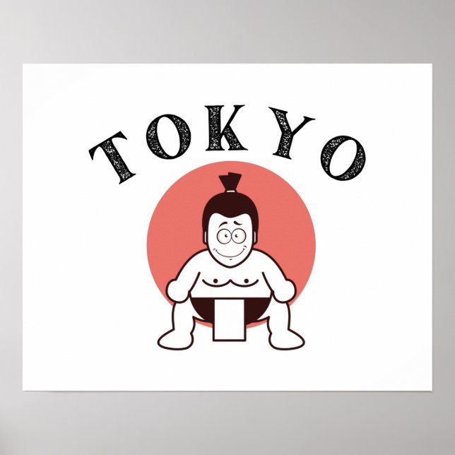Japan Sumo Tokyo - Son till Sol Poster (Framsidan)