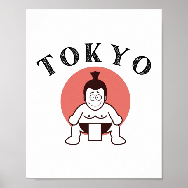 Japan Sumo Tokyo - Son till Sol Poster (Framsidan)
