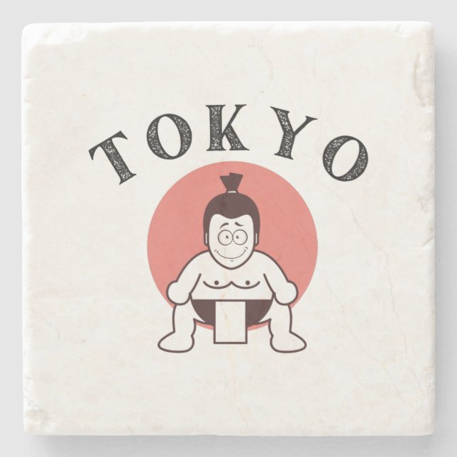 Japan Sumo Tokyo - Son till Sol Stenunderlägg (Framsidan)
