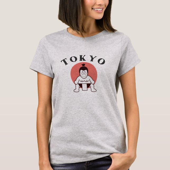 Japan Sumo Tokyo - Son till Sol T-Shirt (Framsida)