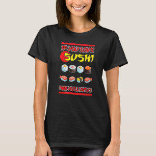 Japan Sushibar Middag Wasabi Temaki Sushiman Daiko T Shirt