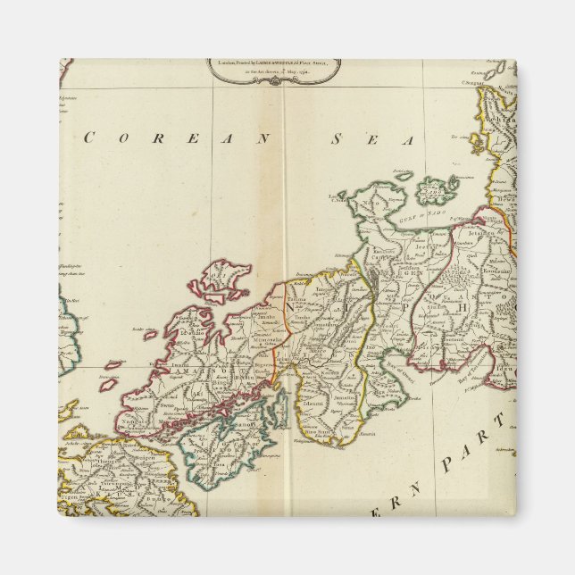 Japan, Sydkorea Magnet (Framsidan)