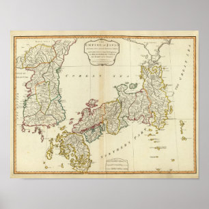 Japan, Sydkorea Poster