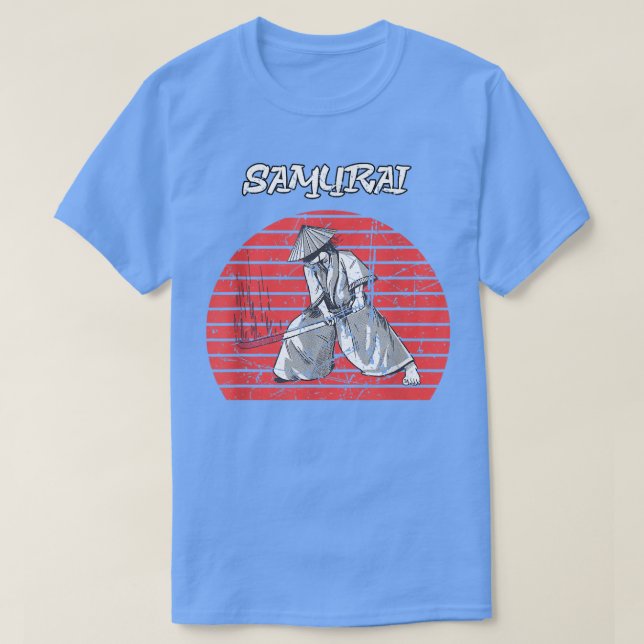 Japan Tokyo Asian Sword Samurai Warrior (2) T Shirt (Design framsida)