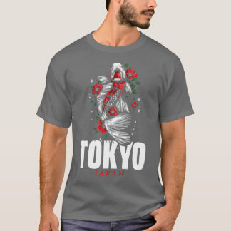 Japan Tokyo Japanska Koi p Nishikigoi Fish 2 T Shirt