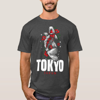 Japan Tokyo Japanska Koi p Nishikigoi Fish 2 T Shirt