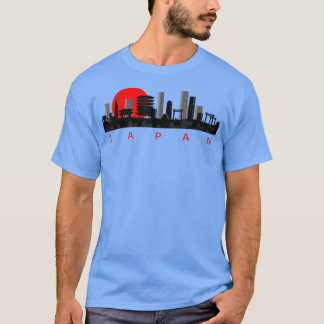 Japan Tokyo Skyline Drawing Art  T Shirt