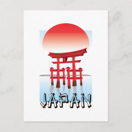 Japan, Torii Grind i Sunset Vykort