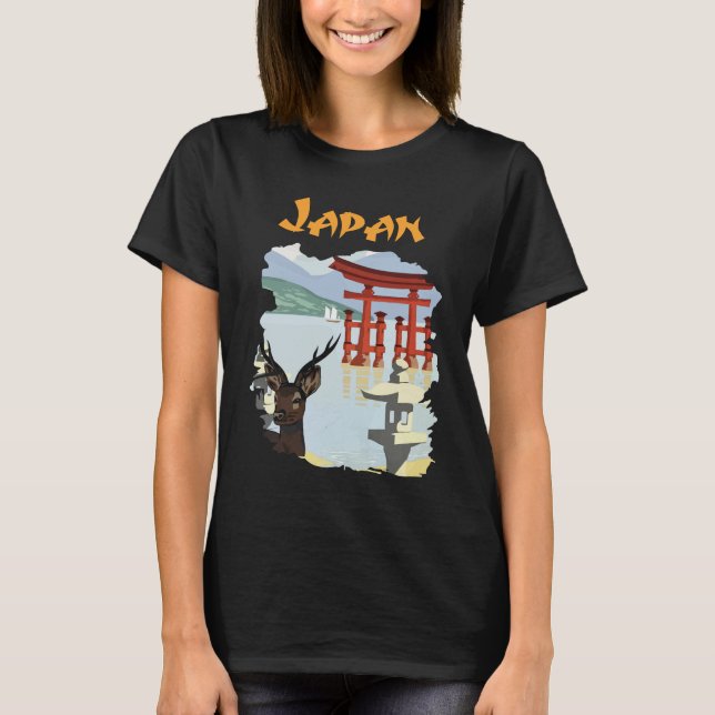 Japan Torii-grind träningströja för bergsresor T Shirt (Framsida)