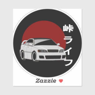 Japan Toring Sedan Touge Life Klistermärken