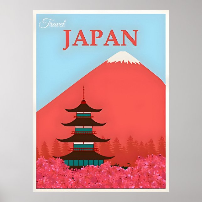 Japan Travel Poster (Framsidan)