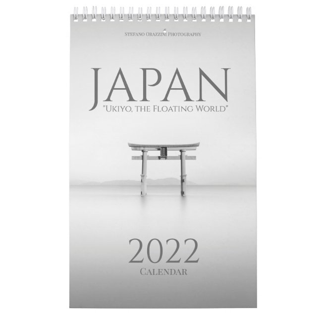 Japan. Ukiyo, den Flytande världskalendern 2022 Kalender (Omslag)