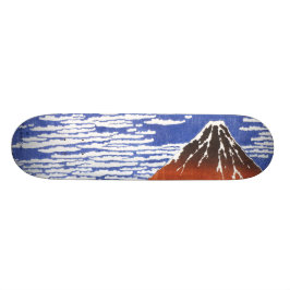 japan ukiyoe mt-fuji skateboard bräda 20,5 cm