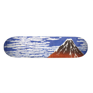 japan ukiyoe mt-fuji skateboard bräda 20,5 cm