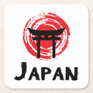 Japan Underlägg Papper Kvadrat