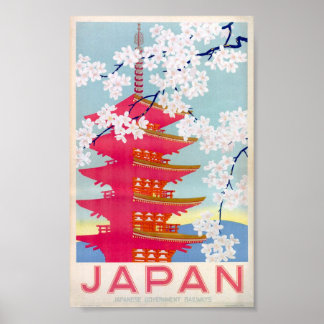 japan vintage affisch