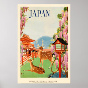 Japan Vintage Resaaffisch - InramadEj inramad Poster
