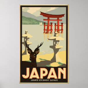 Japan Vintage resor Poster