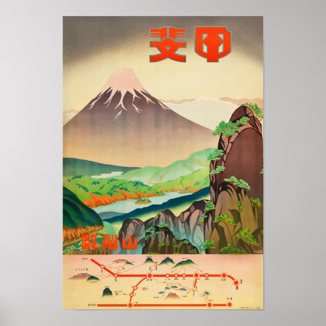 Japan Vintage resor Poster (Framsidan)