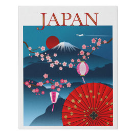 Japan Vintage resor Poster l Mount Fuji
