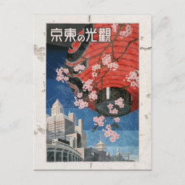 Japan Vintage resor Poster Vykort