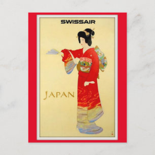 JAPAN vintage resor Vykort