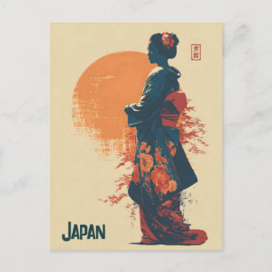 Japan vintage vykort