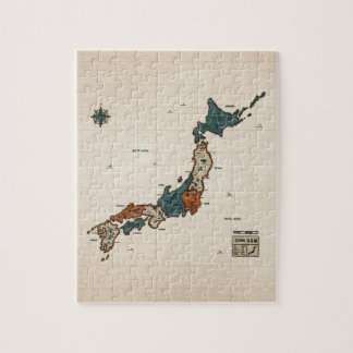 Japan - vintagekarta pussel