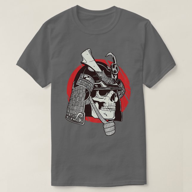 Japan Warrior Samurai Bushido Code Japanese Swords T Shirt (Design framsida)