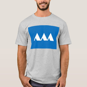 Japan Yamagata Prefecture Flagga T Shirt