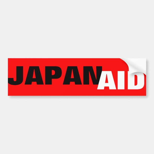 japanaid bildekal (Framsidan)