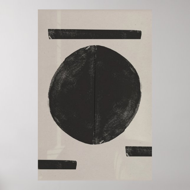 Japandi Abstrakt Poster (Framsidan)