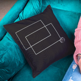 Japandi havsliv kustbeige neutral monokrom kudde