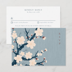 Japandi-körsbärsmåltider, val av blommar OSA Kort