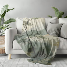 Japandi Mystic Peaks Wall Art Skriv ut