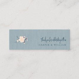 japandi qr-kod social mediekort bröllop mini visitkort