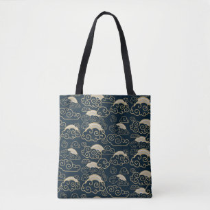 Japandi Stil Home Decor Tygkasse